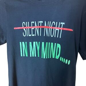 Silent Night In My Mind Graphic T-Shirt | Made in USA | Size Small